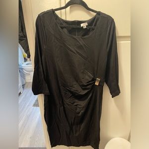 Black dress very slimming